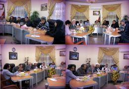 نشست اعضای شورای شهر لار با س رست و کارشناسان اداره ارشاد لارستان نشست اعضای شورای شهر لار با س رست و کارشناسان اداره ارشاد لارستان
